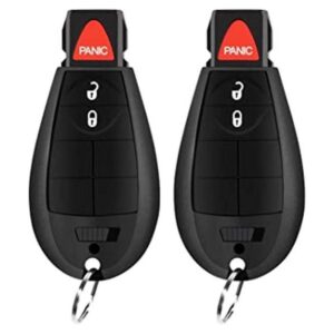 SaverRemotes Llavero de 3 botones compatible con Dodge_1