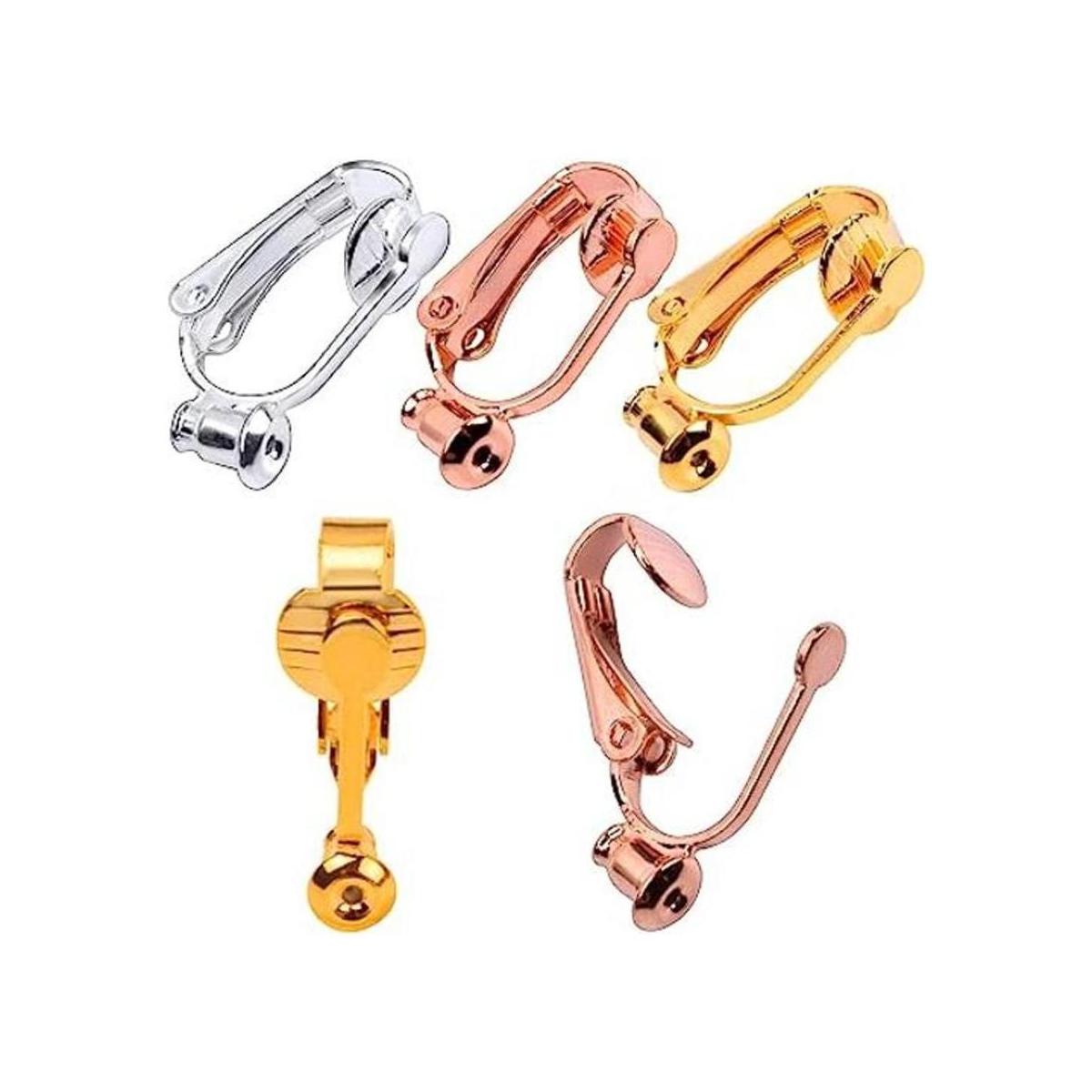 Convertidor de aretes con clip 18 piezas de clips para