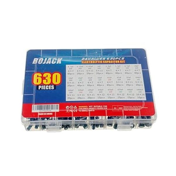 BOJACK Kit de caja surtida de condensadores electrolíticos_4