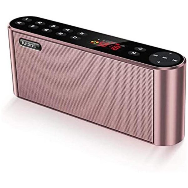 Antimi Altavoces Bluetooth con radio FM reproductor de_1