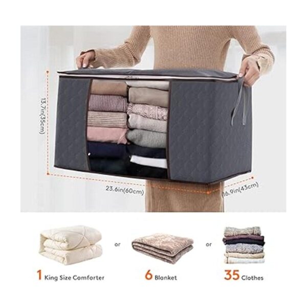 Lifewit Organizador de bolsas de almacenamiento de ropa de_2