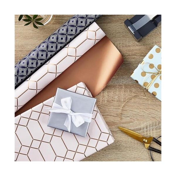Hallmark Cuaderno de pasta dura Patrón metálico