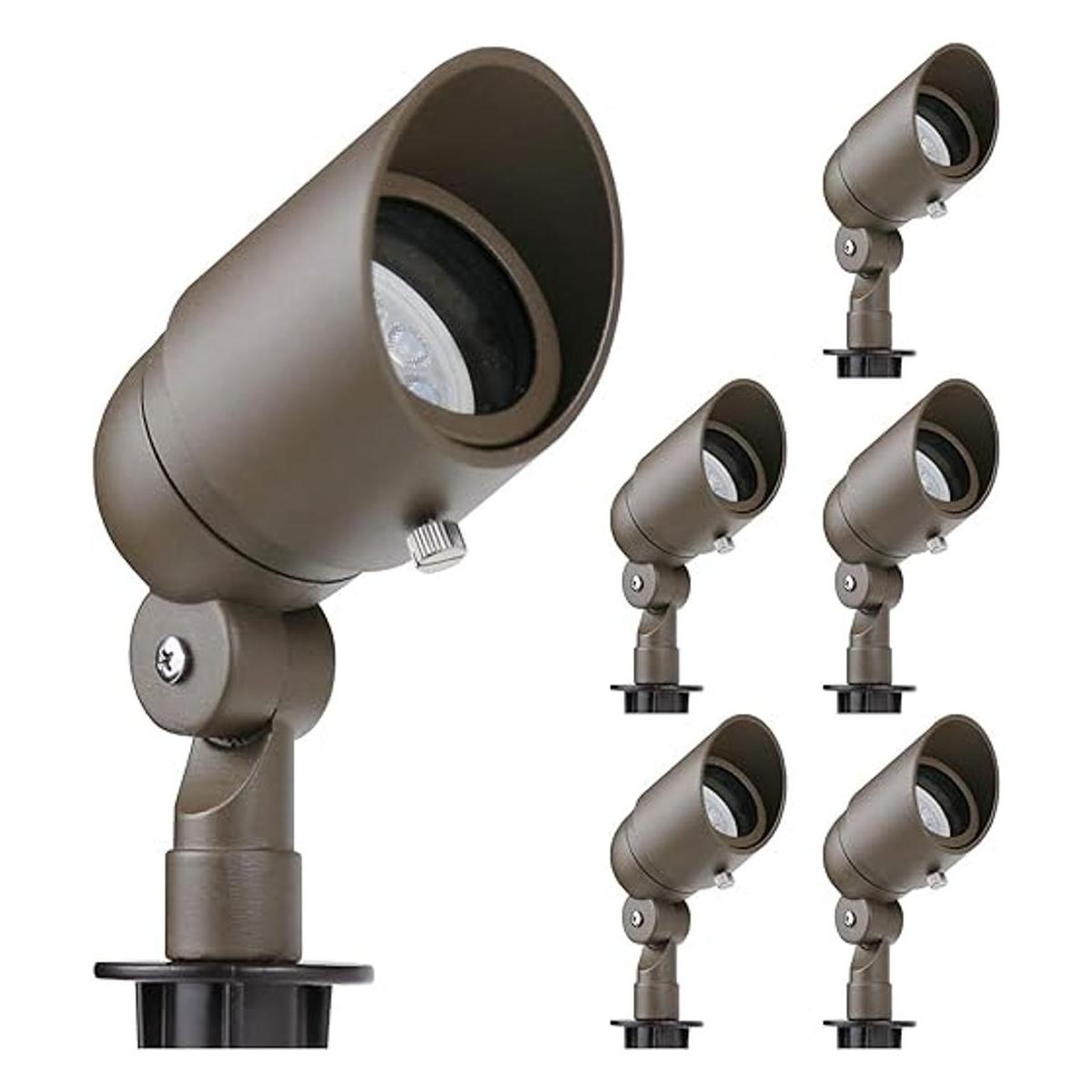 Lumina Luces LED de paisaje de 4 W de aluminio fundido