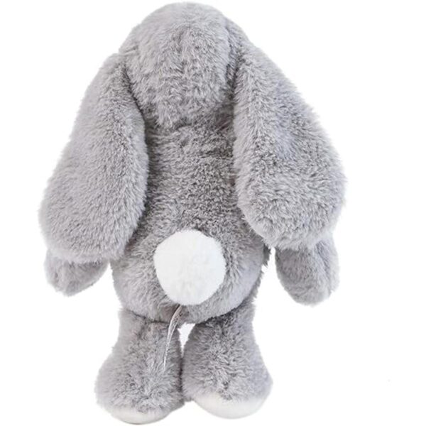Dilly dudu Conejo de peluche con diseño de conejo Gris_3