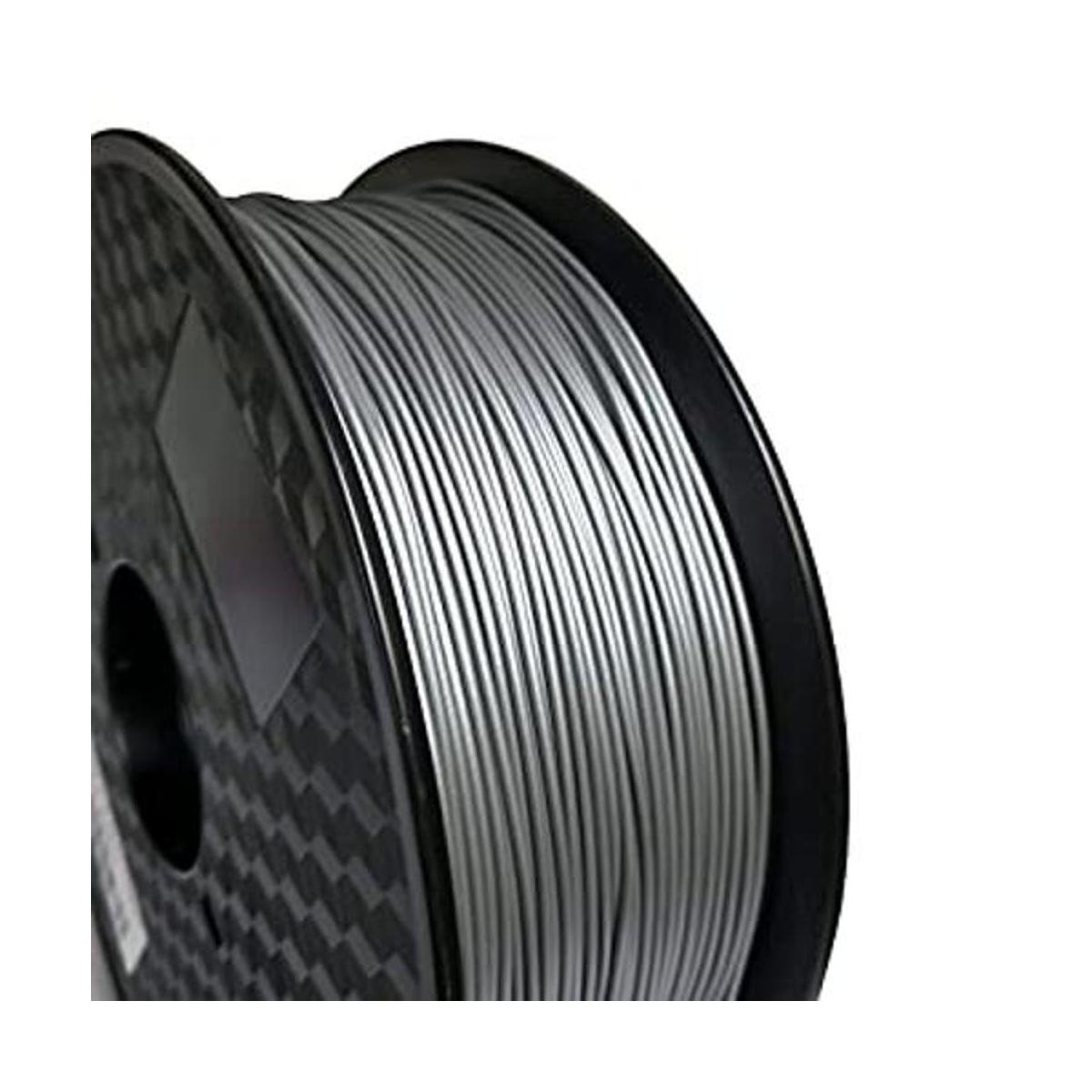 Impresora 3D PLA 0.069 in filamento metálico plata