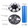 Solar Motion Sensor Light Outdoor of 2 1400Lumen