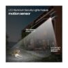 Solar Motion Sensor Light Outdoor of 2 1400Lumen