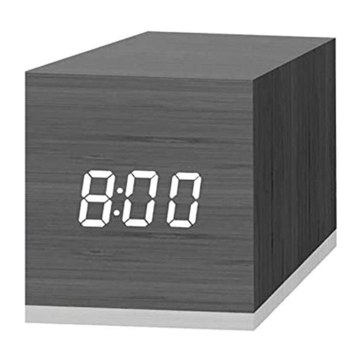 Reloj despertador digital con pantalla de tiempo LED