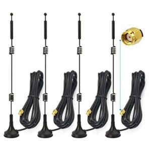 Bingfu Antena macho MIMO RPSMA de doble banda WiFi 2.4 GHz_1