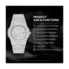 Reloj alargado de pulsera unisex de lujo para hombres y_4