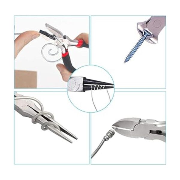 Juego de 5 alicates de mano profesional incluye alicates_4