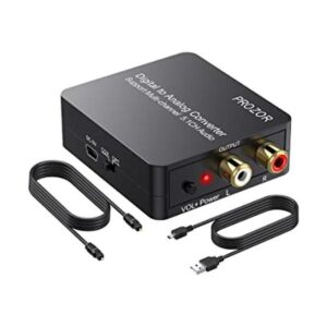 PROZOR Convertidor de audio digital a analógico compatible_1