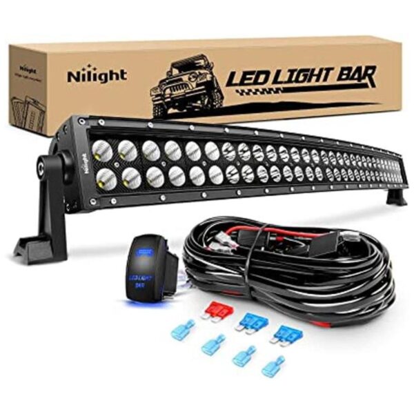 Nilight ZH410 Barra de luz LED curvada de 32 pulgadas y_1