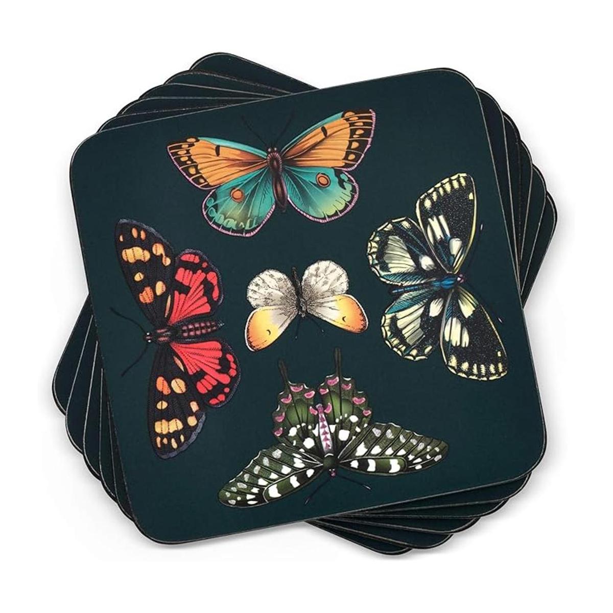 Pimpernel Juego de 6 posavasos Mariposas