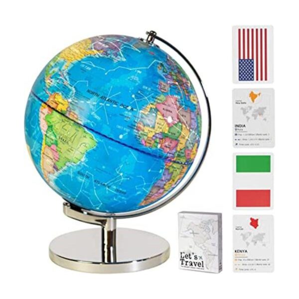 Globo educativo iluminado de 9 pulgadas para niños_1