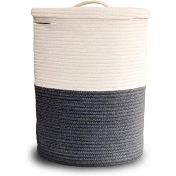 Cesta grande para la ropa sucia con tapa cesta de_1