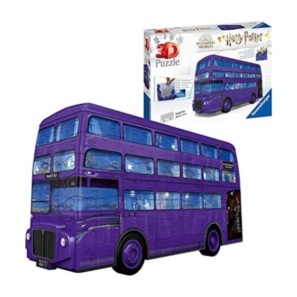 Ravensburger Rompecabezas 3D de Harry Potter Knight Bus_1