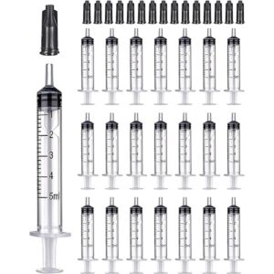 Paquete de 40 jeringas de plástico Luer Slip de 0.2 fl oz