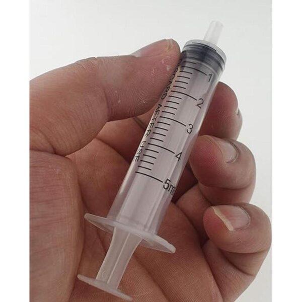 Paquete de 40 jeringas de plástico Luer Slip de 0.2 fl oz