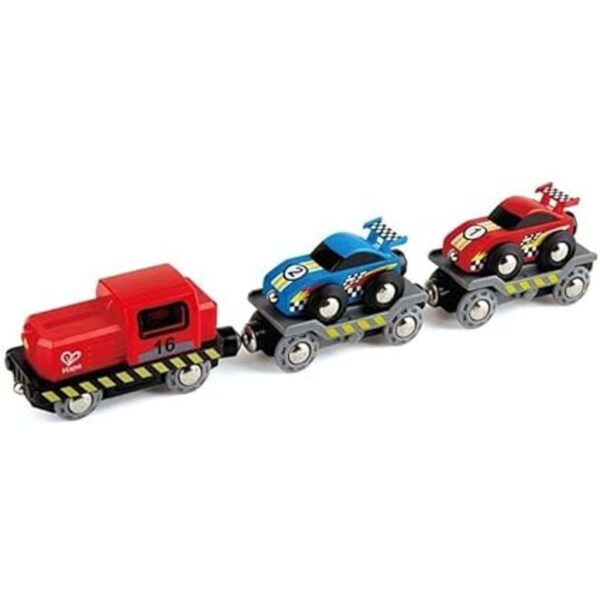 Hape Transportador de coche de carreras Juego de seis_1