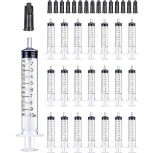 Paquete de 30 jeringas de plástico de 0.3 fl oz con tapa