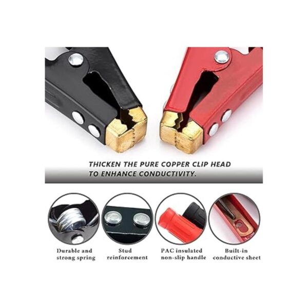 HerMia Cables de puente de cobre puro de 800 A resistentes_3