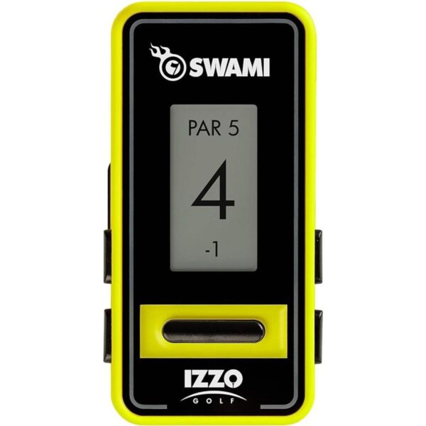Izzo Golf Swami ClipOn Golf GPS con función de voz amarillo_2