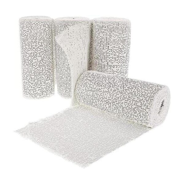Paquete de 4 rollos de yeso de tela para proyectos de arte