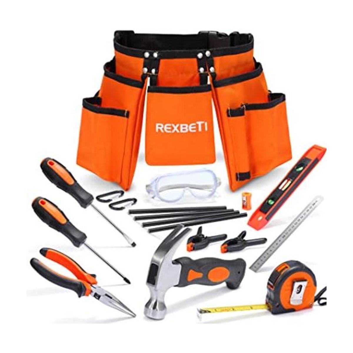 REXBETI Juego de herramientas de construcción joven con