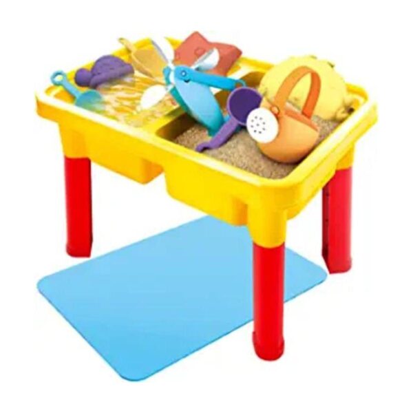 SOWOW Mesa para agua y arena con cubierta para niños_1