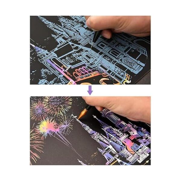 Scratch Tools Scratch Color Pen Dual Tip Scratch Coloring