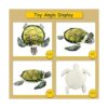 Athoinsu Juguete de peluche realista de tortuga marina_6