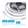 Tira de luz LED de 120 V regulable por interruptor de_3