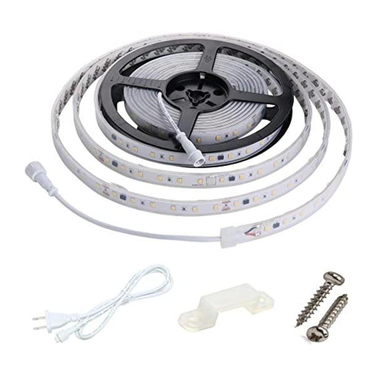 Tira de luz LED de 120 V regulable por interruptor de