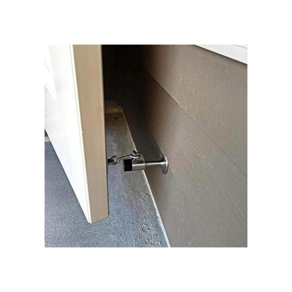 Sumnacon Tope de puerta de acero inoxidable con gancho