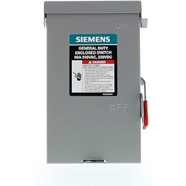 Siemens GNF222A 2P 60A 240V Interruptor de seguridad para_2
