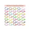 Paquete de 85 pulseras con cremallera pulseras para la_3