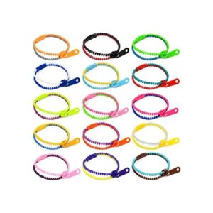Paquete de 85 pulseras con cremallera pulseras para la_1
