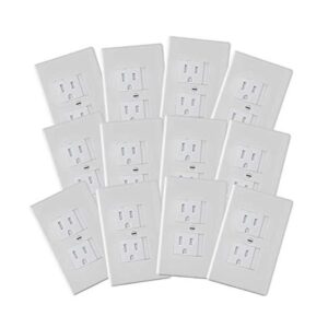 Paquete de 6 tapones de toma de corriente a prueba de_1