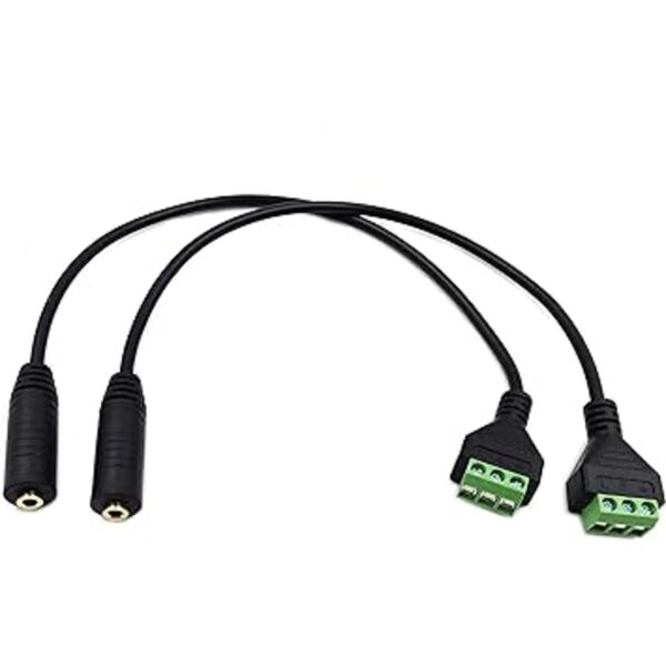 Poyiccot Cable de conector hembra de audio estéreo de_2