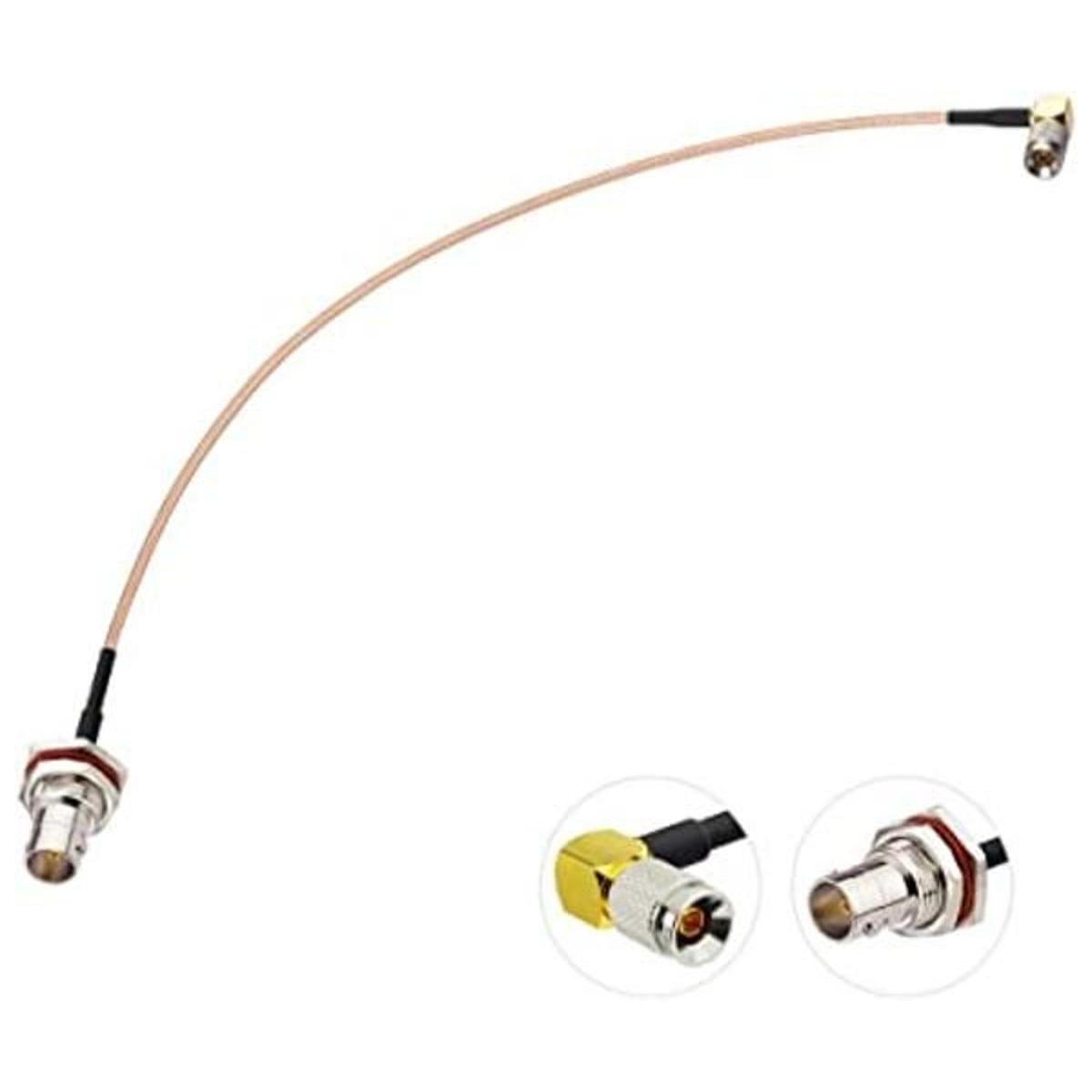 Bingfu Cable SDI de ángulo recto macho DIN 1.02.3 a BNC
