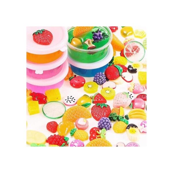 IGIYI Dijes de frutas para Slime 100 piezas de resina