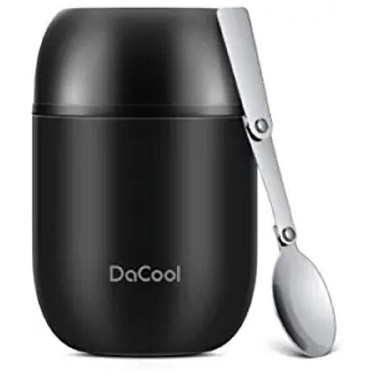 DaCool Recipiente de acero inoxidable con aislamiento al