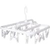 Ganchos plegables con 26 clips de secado colgador de ropa_1