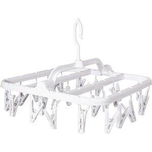 Ganchos plegables con 26 clips de secado colgador de ropa_1