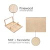 Becko Tablero de rompecabezas de madera con caballete_4