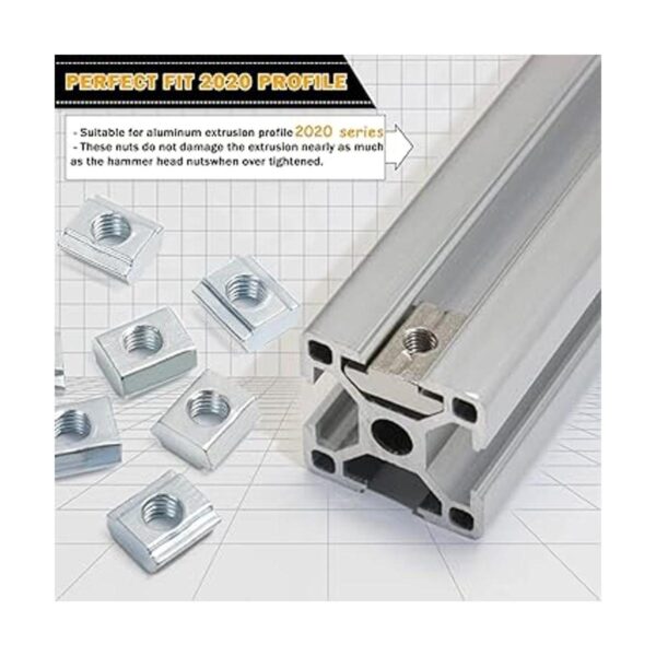 KOOTANS 100 tuercas deslizantes M5 serie 2020 M5 rosca