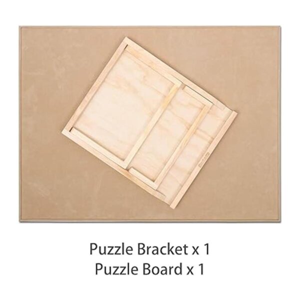 Becko Tablero de rompecabezas de madera con caballete_5