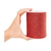 PH PandaHall Cuerda de seda roja de 20 yardas 3 capas