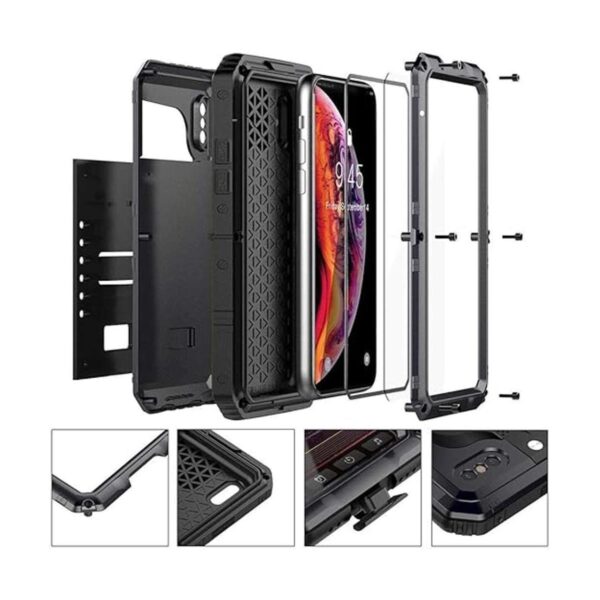Beasyjoy Funda para iPhone Xs Max protector de pantalla_4